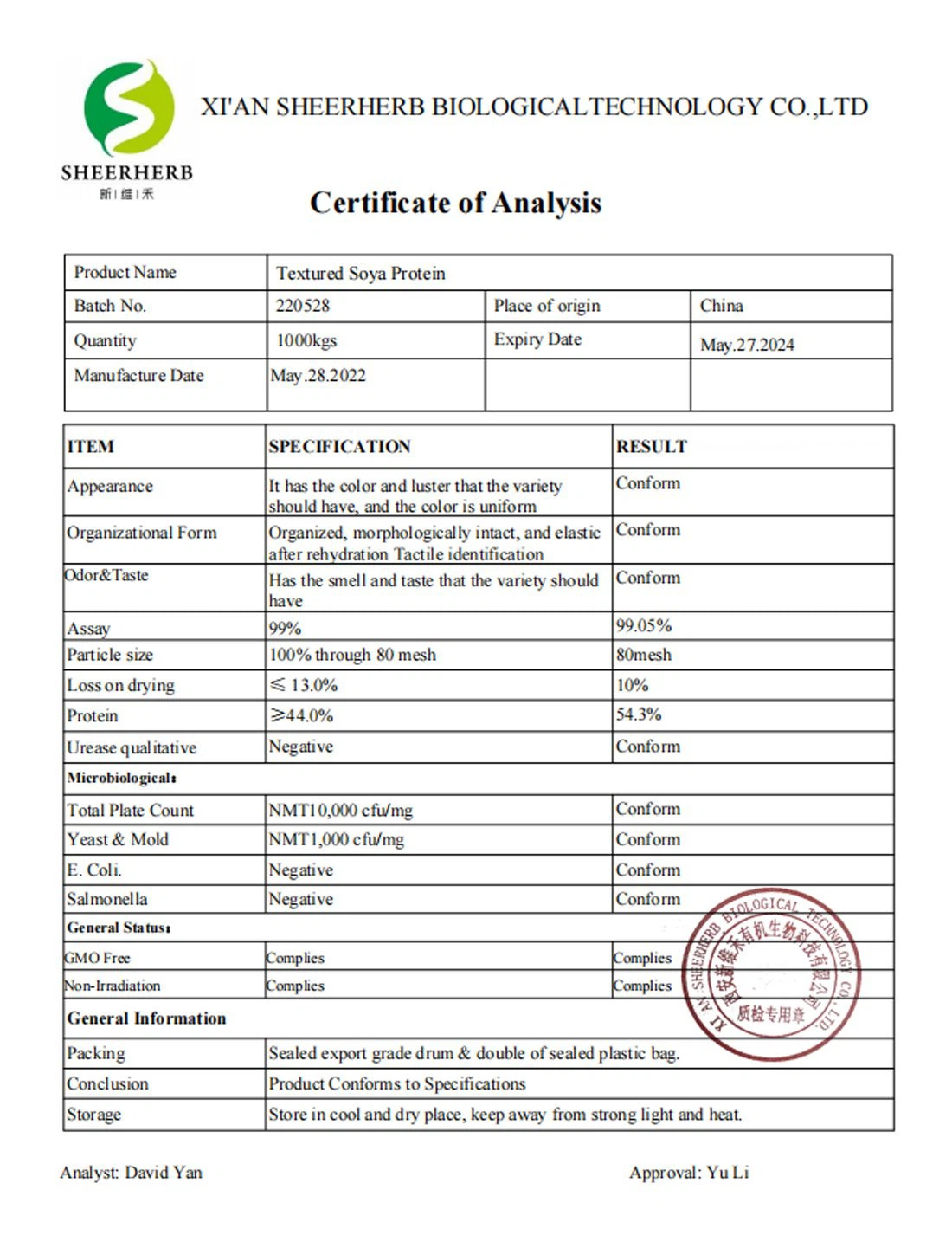 Textured Soya Protein 5